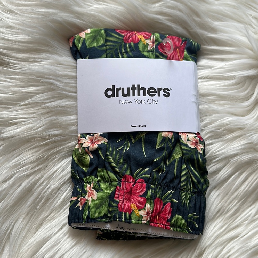 Druthers New York City Organic Floral Boxer Shorts